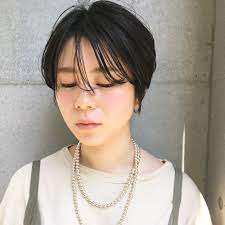 面長さんの悩みを髪型で解消 美人映えする小顔見せヘアスタイル hair 髪型 ボブ ボブ 黒髪 髪型