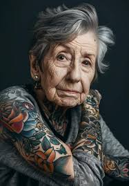 ✨ Age is just a number! ✨ We had the absolute pleasure of tattooing this  amazing woman who, at 70 years old, decided to check off a big item