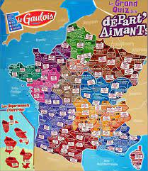 Sans grande surprise, les zones les plus âgées, en moyenne, affichent des taux de vaccination plus. Carte De France Carte De France Aimant Le Gaulois