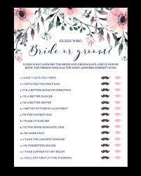 Questions to ask the groom about the bride · what is her biggest celebrity crush? Basemenstamper Bride And Groom Game