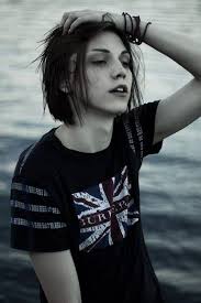 This hairstyle is very different and gives a unique look. Long Hair Undercut Androgynous Novocom Top