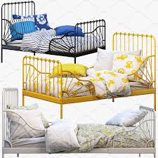 color metal children s beds 3d model ikea metal bed ikea minnen bed childrens beds