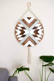 Wood Wall Art Macrame Wall Hanging Boho Wood Art Round Wooden Wall Art Modern Wood Art Round Macrame Fi Design Crafts Wooden Wall Art Wood Wall Art
