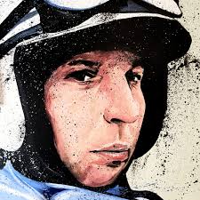 John Surtees Artist Embellished Print By Sean Wales