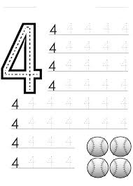 4 Anzahl Studien Malvorlagen Student Kids Kinder Ausmalen Family Math Number Activities Math Equations