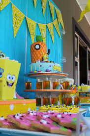 Spongebob Squarepants Dessert Table Spongebob Spongebobsquarepants Spongebob Party Spongebob Squarepants
