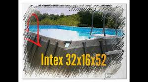 Intex 32 X16 52 Above Ground Pool Review What Others Won T Tell You 1st Video In Series Youtube