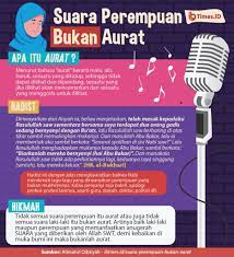Adapun yang disebutkan dalam soal bahwa batasan aurat antara. Suara Perempuan Bukan Aurat Ibtimes Id