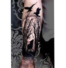15 Ideas For Tattoo Wolf Forest Wolf Tattoo Sleeve Indian Tattoo Forest Tattoos