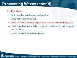 Wide assortment of european hard wax beads. 1 Dental Waxes Da 122 Dental Materials Da 122 Dental Materials Ppt Download