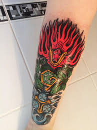 Maybe you would like to learn more about one of these? My Freshly Done Ocarina Of Time Spiritual Stones By Ashbury Levi Ultimate Skin Tattoo Leeds Uk Tattoos