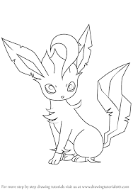 These alphabet coloring sheets will help little ones identify uppercase and lowercase versions of each letter. How To Draw Leafeon From Pokemon Drawingtutorials101 Com Artofit