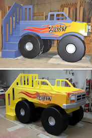 Monster Truck Bed Designed By Tanglewood Design Monster Truck Bedroom Monster Truck Room Monster Truck Bed