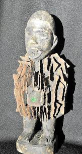Maybe you would like to learn more about one of these? African Wood Carving With Nail Fetish Sculpture By Anonymous