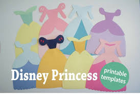Free Disney Princess Dress Paper Templates Disney Princess Printables Disney Princess Birthday Party Princess Birthday Party Decorations Diy