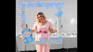 Marco De Fotos Para Tomarse Fotos En Un Baby Shower Ideas Y Manualidades Youtube