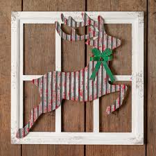 Reindeer Wall Decor Frame Wall Decor Frames On Wall Holiday Wall Art