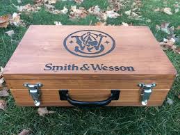 Custom Logo Wood Pistol Handgun Case With Durable Rubberized Foam Inserts Lockable Pistol Handgun C Woodworking Projects Woodworking Woodworking Project Design