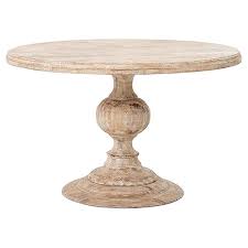 Frida French Country White Wash Round Wood Dining Table 48d Round Wood Table Round Wood Dining Table Dining Table
