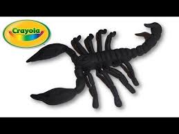 Making Of A Scorpion From Crayola Model Magic Clay Crafts For Kids Model Magic Fondant Tutorial