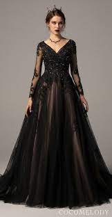 Cocomelody Wedding Dresses 2021 Belle The Magazine In 2021 Black Wedding Dresses Black Wedding Gowns Applique Wedding Dress