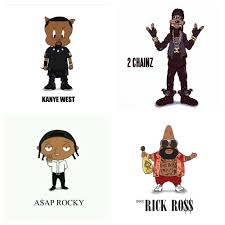 It's no surprise that rappers have made been lending their voices (and likenesses) to. Cartoon Characters As Rappers Hiphopimages