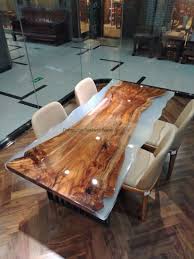 Live edge dining tables are built to last by american artisans to match your space. Custom Size Live Edge Walnut Solid Wooden Table Top Walnut Butcher Block Top Epoxy Resin River Table Natural Wood Table Live Edge Kitchen Countertops China Wood Slab Solid Wood Rectangular