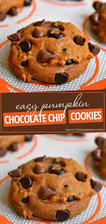 Pumpkin Chocolate Chip Cookies Recipe In 2020 Pumpkin Chocolate Chip Cookies Pumpkin Chocolate Chip Cookies Easy Pumpkin Chip