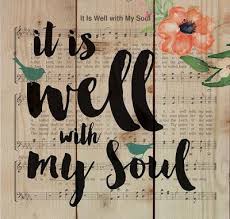 Frames and mats are not included. It Is Well With My Soul Floral Music Rustic Wall Art Small Christianbook Com