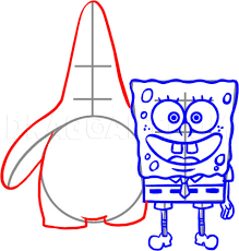 Hello my fellow sponges, i am rachel and i am showing you my drawing that i did of patrick and spongebob, i hope y'all like it!! How To Draw Spongebob And Patrick Step By Step Drawing Guide By Dawn Dragoart Com