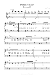 Such awesome lyrics that make us feel brighter and crazy. Dance Monkey Tones And I With Lyrics And Chords Easy Beginner Piano Sheet Music For Piano Solo Download And Print In Pdf Or Midi Free Sheet Music For Dance Monkey