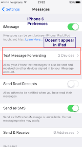 Wondering how to forward text messages to another iphone or even an android phone? No Text Message Forwarding In An Ipad Apple Community