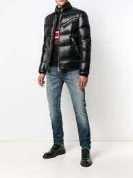 Just Cavalli Zipped Padded Jacket Farfetch Jackets Just Cavalli Padded Jacket