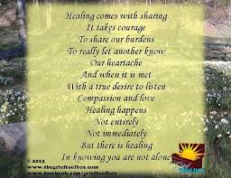 Healing In Knowing You Are Not Alone A Poem The Grief Toolbox Grief Healing Healing Grief