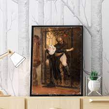 Heinrich Lossow : Die Versündigung, The Sin (1880) Canvas Gallery Wrapped  Giclee Wall Art Print Canvas Painting Home Decoration - Painting &  Calligraphy - AliExpress