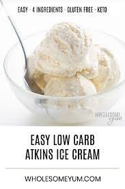 Atkins Ice Cream Recipe Without Ice Cream Maker You Only Need 4 Ingredients And 20 Minut Atkins Ice Cream Recipe Low Carb Ice Cream Low Carb Ice Cream Recipe