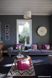 It makes so beautiful color combination. The Living Room Is Talia S Favourite Space In The House With Walls Painted In Her Favourite Colour Grey Carpet Living Room Living Room Carpet Living Room Grey