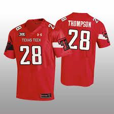 Texas Tech Red Raiders Red 2020 Football Sarodorick Thompson Jersey Previznet Previznetshop