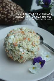 Polish Potato Salad Salatka Jarzynowa Polish Housewife