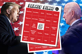 The Post S Presidential Debate Bingo 2020 Play Along During Trump Biden Tonight New York Times Post