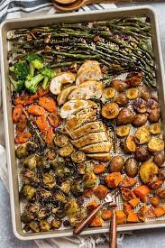 If you are looking for more thanksgiving ideas and inspirations head to catchmyparty.com. Sheet Pan Thanksgiving Dinner Easy One Pan Turkey Meal