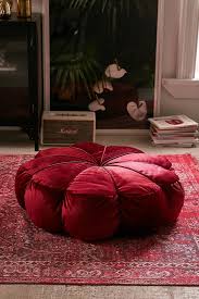 Clarice Velvet Floor Pillow Floor Pillows Sewing Room Design Floor Cushions