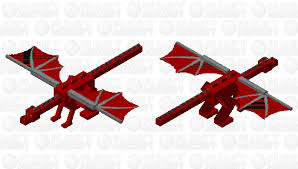 Cape compatable elytra dragon wings. Red Dragon Minecraft Mob Skin