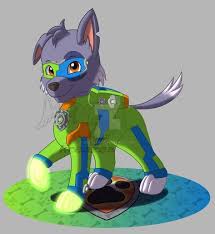 Rubble gets into trouble while pretending to be a super pup; Mighty Pup Rocky By Kreazea Paw Patrol Pups Marshall Paw Patrol Paw Patrol Toys