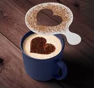 Heart Love Coffee Stencil | Custom Stencils Shop