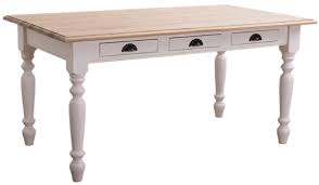 This diy wood and metal dining table is making our dining room shine. Casa Padrino Country Style Dining Table With 3 Drawers Cream Natural Various Sizes Kitchen Furniture In Country Style