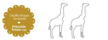 ☆after purchasing a digital file, you will see a link leading to the download page. Printable Giraffe Shape Template Printable Treats Com