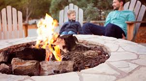 Modern designs are open on all sides, with a chimney supported by. Custom Fire Pits Outdoor Fireplaces Beautiful Backyard Living