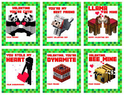 Valentine's day is right around the corner! Make A Minecraft Valentine Cards For Your Kid S Classroom