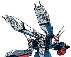 Image of SDF1 Macross mecha